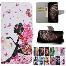 For Samsung A13 A14 A53 A52 A32 A12 Magnetic Leather Pattern Wallet Case Cover