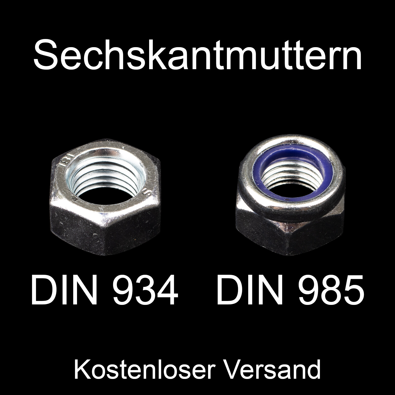 Écrous Hexagonaux Filet Fin 12.9 Acier Noir - M8 à M39, Métrique, Haute Résistance