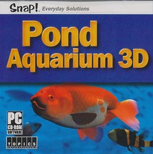POND AQUARIUM 3D Screen Saver Software - Tropical Fish Tank Screensaver PC NEW