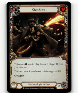 Quickfire (Yellow) EVO226 Bright Lights Rainbow Foil
