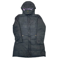 Fila Golf Womens Long Down Hooded Puffer Winter Coat Size L