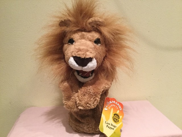 folkmanis lion puppet