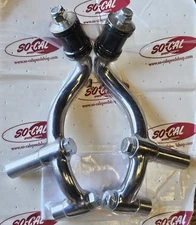 F1 Style Shock Mounts Full Fender Hot Rod So-Cal Speed Shop Polished Stainless