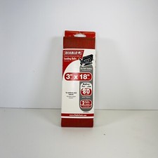 Diablo Sand Belt Red 3 X 18 in. Sanding Belt 80 Grit 2 Pack
