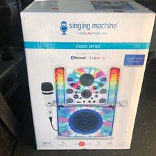 Singing Machine SML625BTW Bluetooth CD G Karaoke System