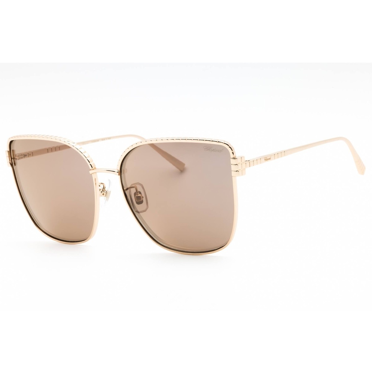 New Chopard Women\'s Sunglasses SCHC25S Chopard Sunglasses 8FCG Gold - eye-oo.com main image 3