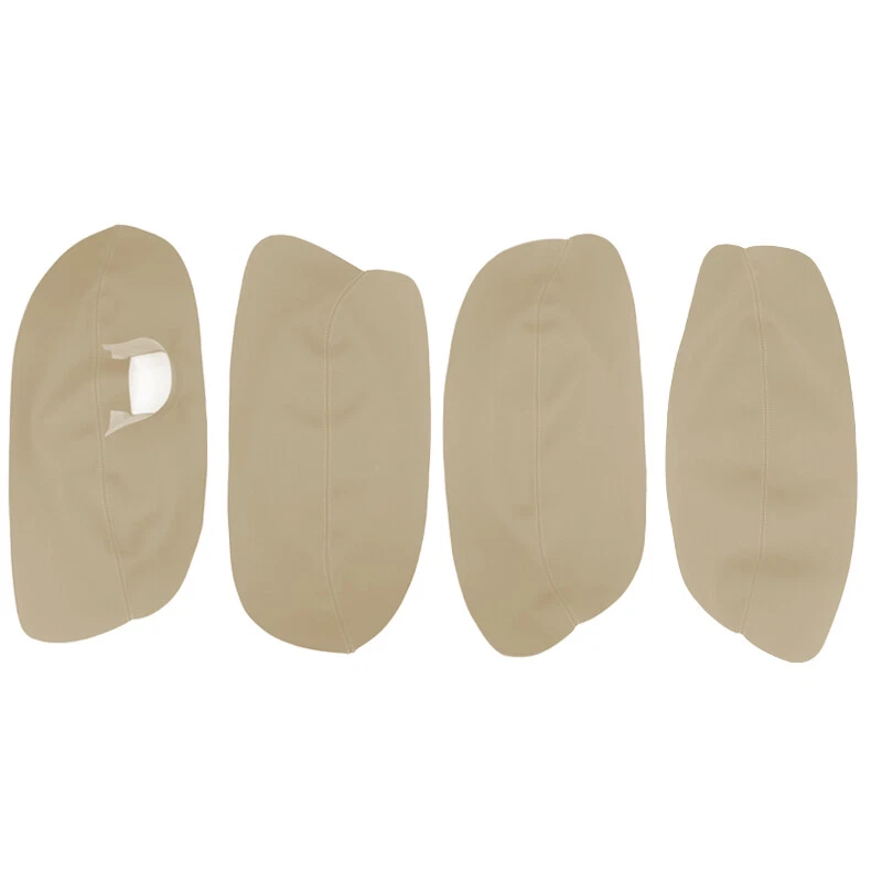 Kit de capa de couro painéis de apoio de braço para porta interna 4x para VW Passat B5 1998-2005 bege - Imagem 3 de 4