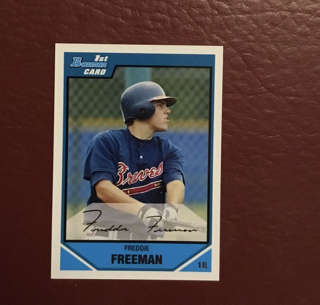 2007 Bowman Draft Freddie Freeman Rookie Card Atlanta Braves EBay