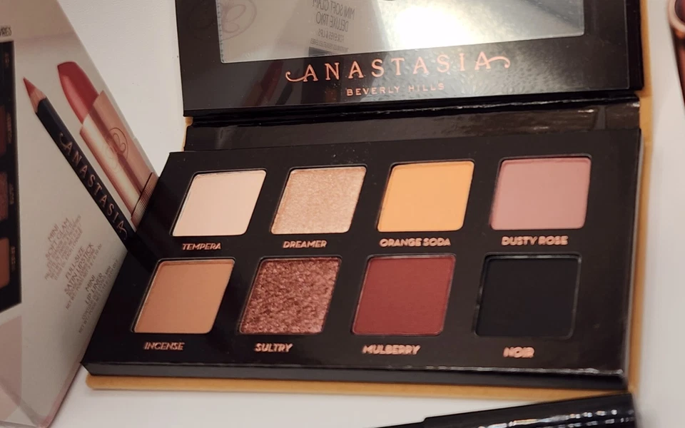 Anastasia Beverly Hills Mini Soft Glam Deluxe Trio  Palette, Lipstick & Liner - Image 2 of 2