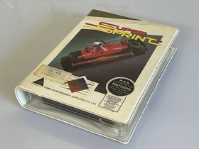 Super Sprint Nintendo NES HES Piggy Back Cart AUS Complete + Catalogue