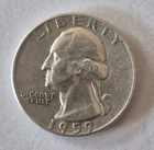 1959 P Washington Quarter - Circulated- Good Condition