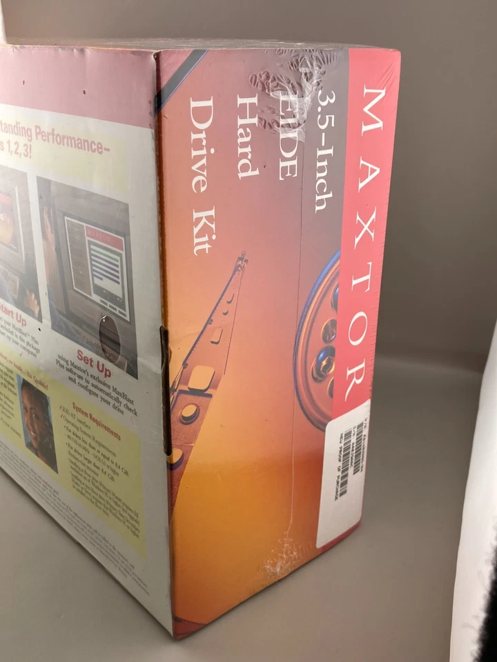 MAXTOR 8.4GB DiamondMax 3.5" EIDE Hard Drive Kit K0188400D Brand New Sealed - Image 2 of 4