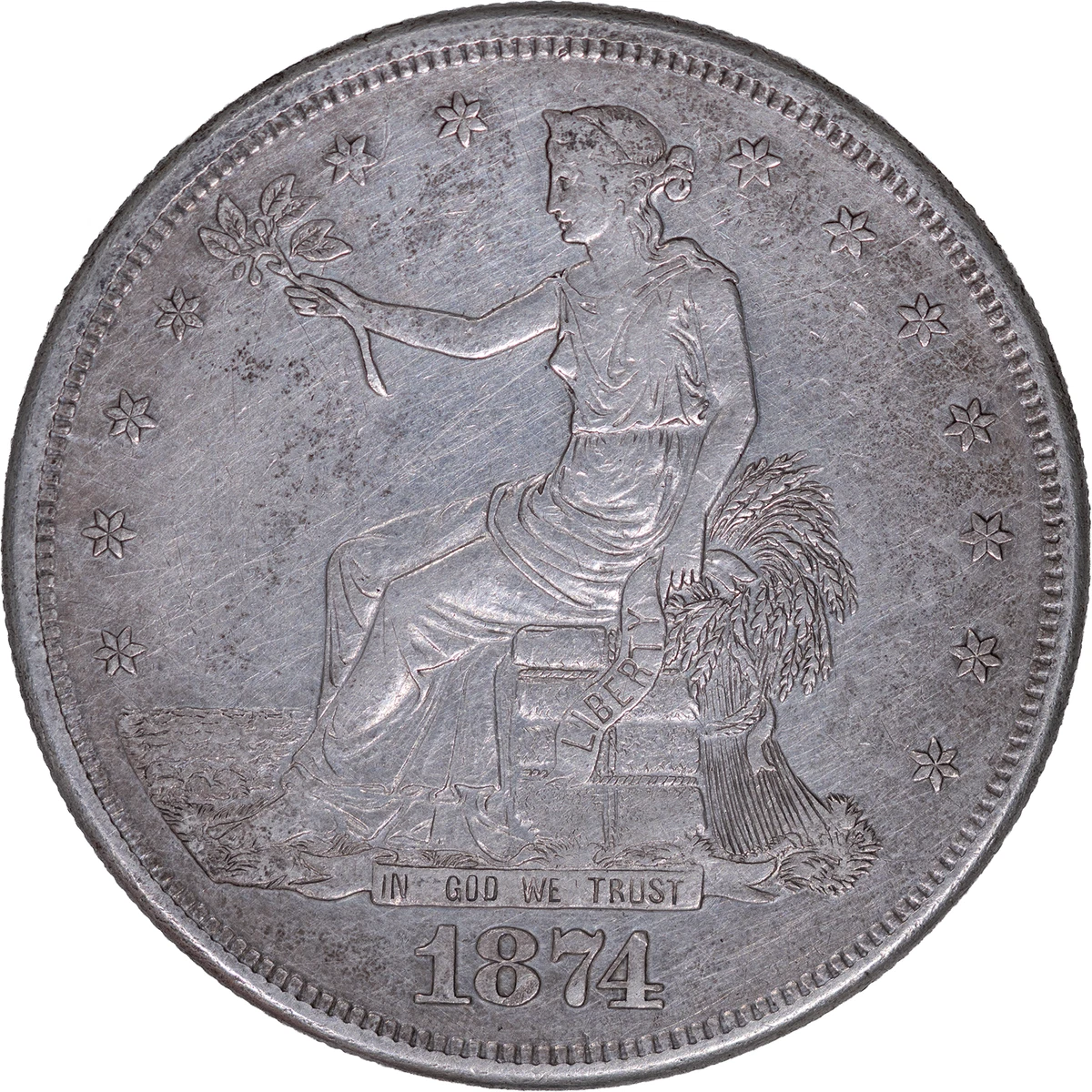 1874 年美国贸易元(1873-1885) | eBay