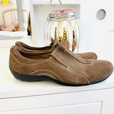 Naturalizer Fadrina Leather Suede Loafer Shoes Light Brown Comfort Slip On 6