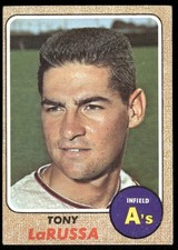 Tony LaRussa 1968 Topps #571 Oakland Athletics Vintage Baseball Card OC