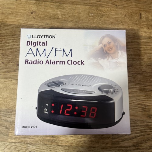 Lloytron Radio Sveglia AM/FM Display LED Comodino con Timer Sonno e Snooze - Foto 12 di 14