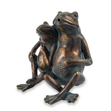 esotec Wasserspeier-Figuren Frosch-Paar | Einzelfigur Gartenfigur 100737