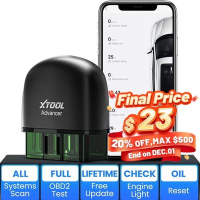 AD20 PRO Car Engine Code Reader Full System Bluetooth Diagnostic Tool Upgraded