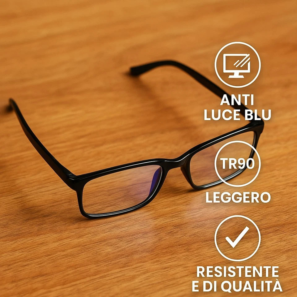 Occhiali da lettura uomo donna vista diottrie +1.0 +1.5 +2.0 +2.5 +3.0 +4.0 - Imagen 2 de 4