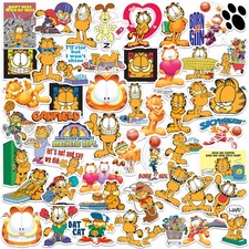 GARFIELD VARIETY DIE CUT VINYL 50 CT STICKER PACK