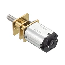 2 PACK DC 6V 1000RPM Micro Speed Reduction Gear Motor, with Full Metal Gearbox