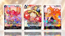 ONE PIECE Card Game Luffy Nami Chopper Sticker The World's Strongest Warriors