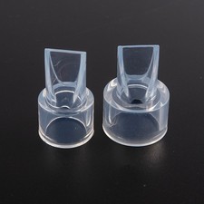 2xSilicone Baby Feeding Nipple Breast Pump Backflow Protection Breast Pump Parts
