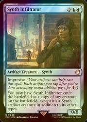 Synth Infiltrator #40 Foil - Universes Beyond: Fallout MTG