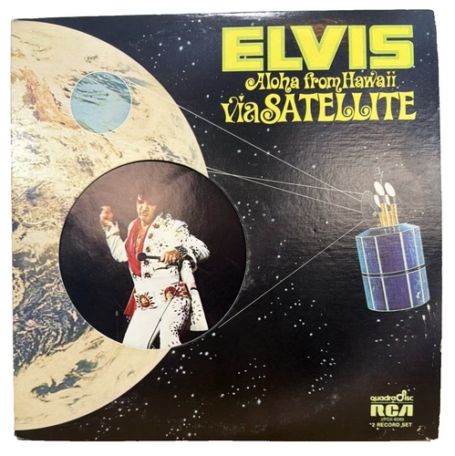 Elvis Presley Aloha From Hawaii Via Satellite RCA VPSX-6089 Double LP VTG 1973