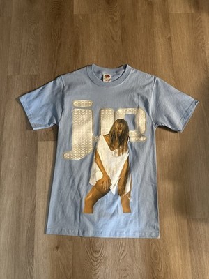 Y2K JLo Tee Shirt Size Small Vintage Blue Fruit Of The Loom Tag Rare Authentic