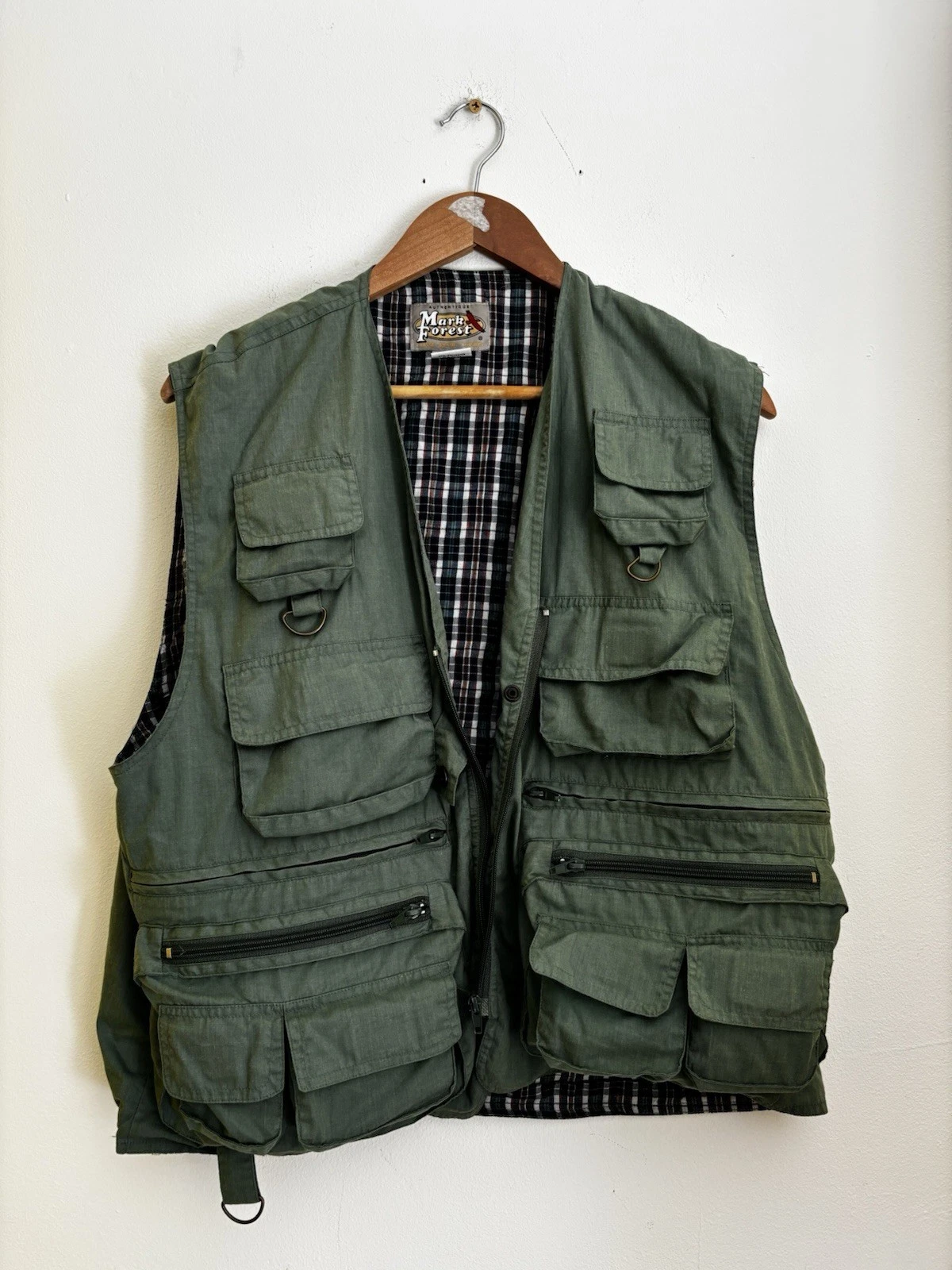 Mark Forest Fishing Vest Bundle Flies Hooks Tackle French Vintage Size L
Opens in a new window or ta