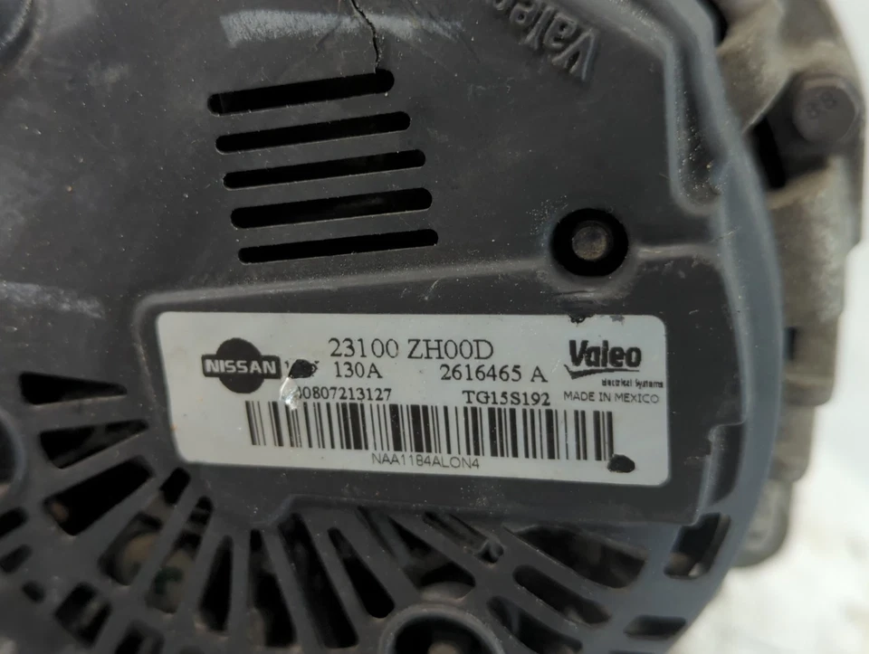 2010 Nissan Frontier Alternator Generator Charging Assembly Engine Oem T0OCU - Image 2 of 4