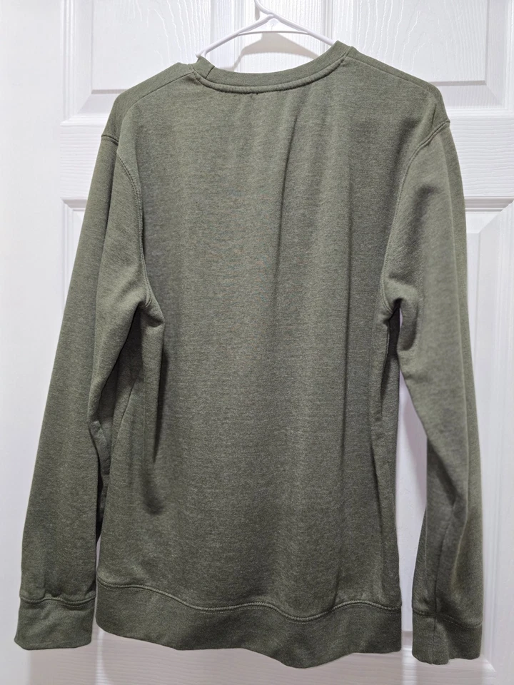 Moletom verde M novo sem etiquetas "I Can't But I Know A Guy" outono feriado cristão - Imagem 2 de 3