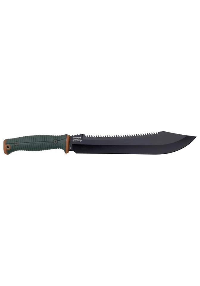 Nuevo Machete Elk Ridge 16" Sawback Con Funda Camping Senderismo Expedición Patio Foto 2 de 4