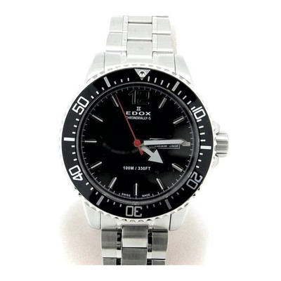 Edox Chronorally S Day Date Ref.84300 Black Dial Quartz 42mm 100M Men's watch