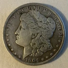 1904 -P Morgan Silver Dollar