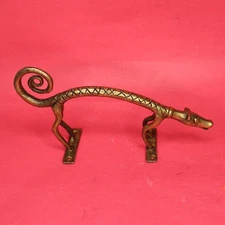 Antique Style Unique Animal Shape Handcrafted Brass Wardrobe Door Pull Handle