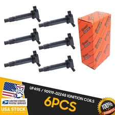 6PCS high Quality Ignition Coils OE UF495/90919-02248 Brand new Replacement part