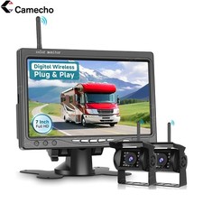 2 x Kabellose Rückfahrkamera LKW + Funk Monitor Rückfahrsystem Drahtlos 12V 24V 2 x Kabellose Rückfahrkamera LKW + Funk Monitor Rückfahrsystem Drahtlos 12V 24V