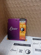 Elixir Nanoweb 80/20 Bronze Guitar Strings