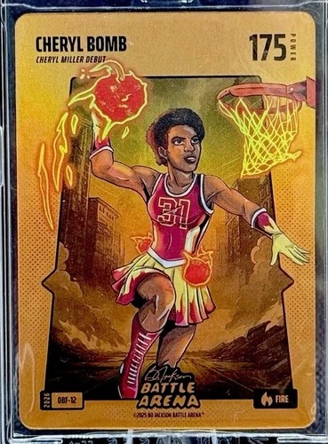 2026 Bo Jackson Battle Arena - Cheryl Bomb (Cheryl Miller) - Orange Battlefoil