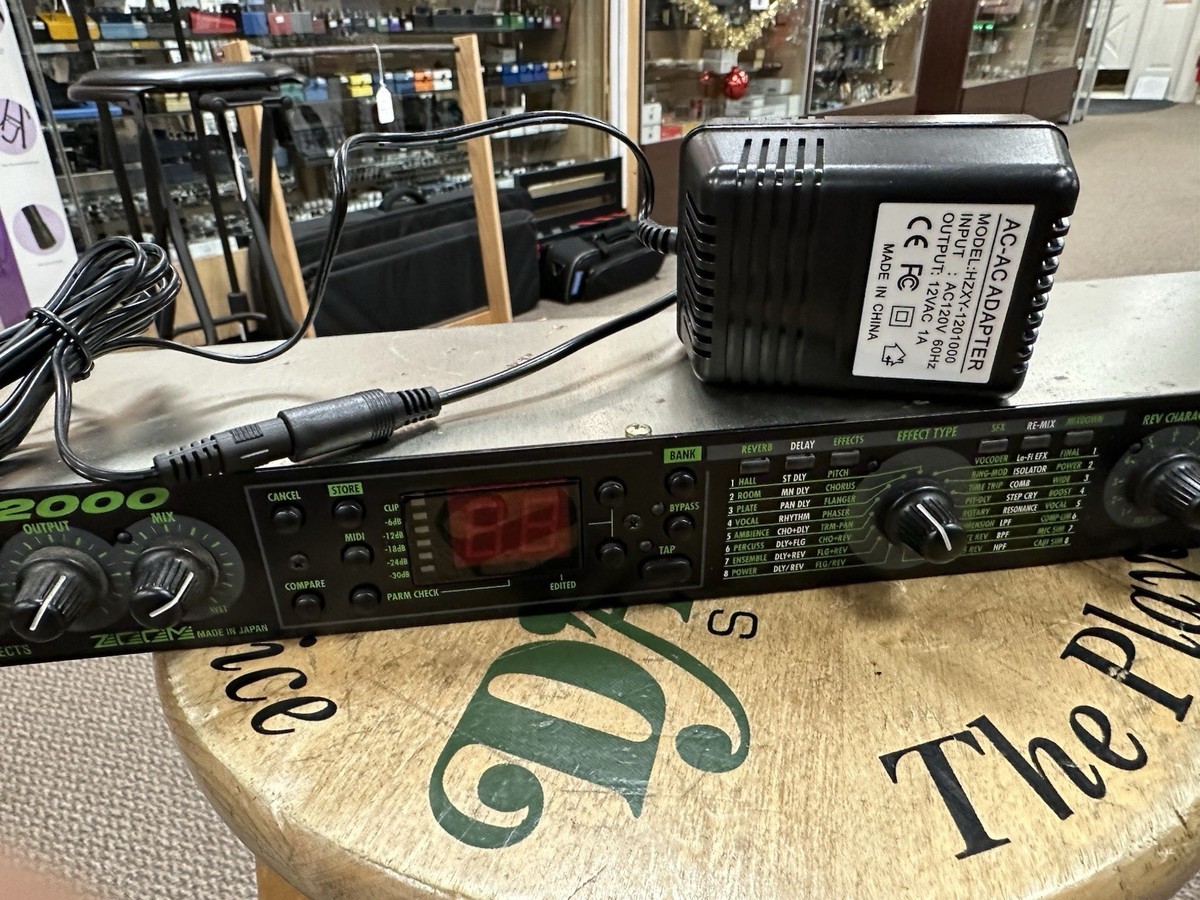 Zoom Rfx-2000 Digital Reverb Multi Effects 1u Rack Unit for sale