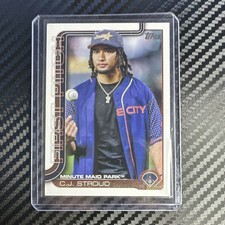 2025 Topps Series 1 First Pitch Insert FP-10 C.J. Stroud Houston Astros