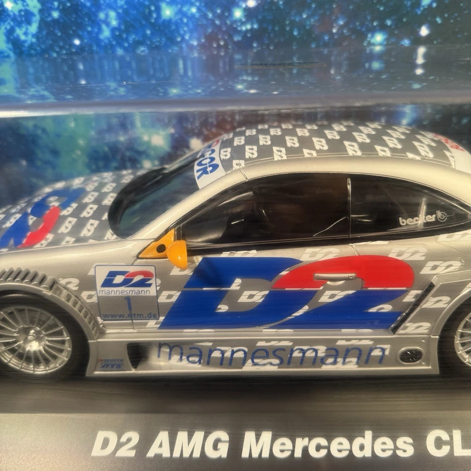 D2 AMG MERCEDES CLK модель автомобиля 1/12 в случае CARSON коллекционеров линии редкая - Изображение 3 из 4