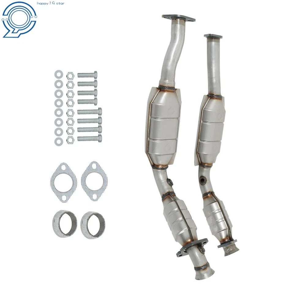 Left+Right Catalytic Converter For Ford Crown Victoria Mercury Grand Marquis Foto 4 de 4