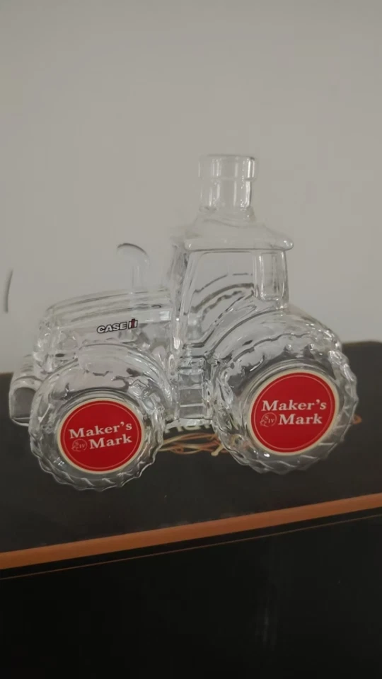 Traktor Whiskyflasche Rotweinkaraffe Einzigartiges Geschenk Dekoration - Bild 2 von 4