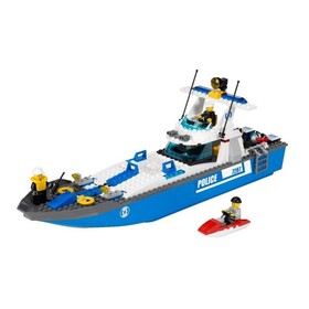 Lego City 7287 Barco Polic&iacute;a Boat Police Usado Armado 172 City