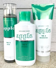 3 APPLE No. 1 Cleanse + No. 2 Moisturize + No. 3 Mist SET of 3