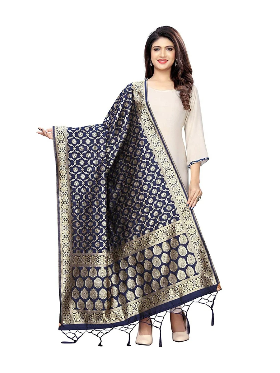 Banarasi silk dupatta dress 2025