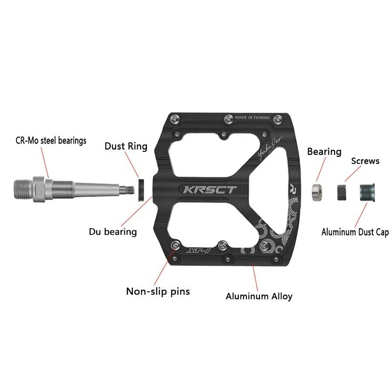 Tacos de bicicleta Pedal Sello Cojinete Antideslizante Impermeable Carretera Bicicleta de montaña Pedales Foto 3 de 4